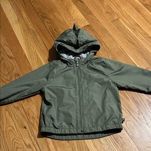 GAP Olive Hooded Raincoat for Kids